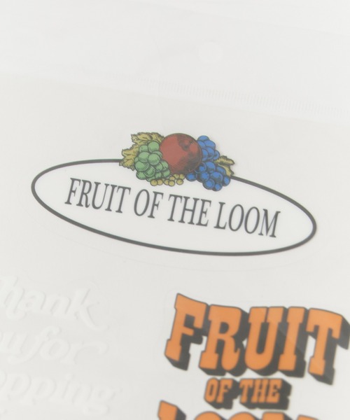 FRUIT OF THE LOOM(フルーツオブザルーム)の「FRUIT OF THE LOOM/フルーツオブザルーム VINYL TOTE BAG & STICKER SEAL SET トートバッグ 2026新作 再入荷(トートバッグ・レディース・ブラウン/ブラック/オレンジ/ミント・FREE)」の11枚目の写真