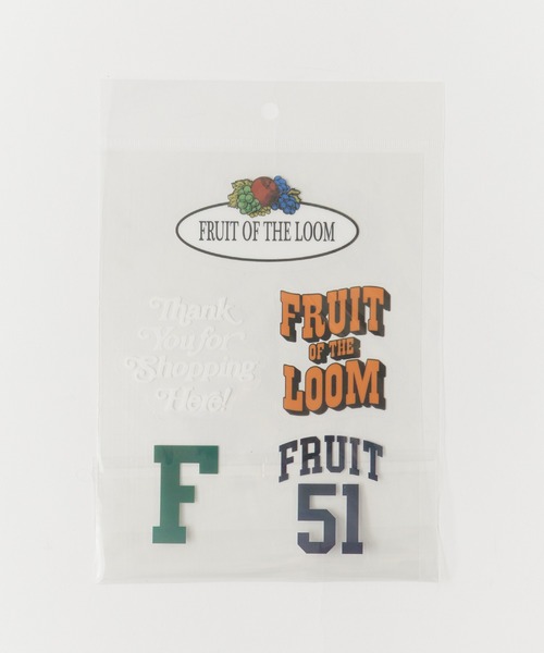 FRUIT OF THE LOOM(フルーツオブザルーム)の「FRUIT OF THE LOOM/フルーツオブザルーム VINYL TOTE BAG & STICKER SEAL SET トートバッグ 2026新作 再入荷(トートバッグ・レディース・ブラウン/ブラック/オレンジ/ミント・FREE)」の10枚目の写真