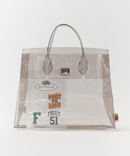 FRUIT OF THE LOOM/フルーツオブザルーム VINYL TOTE BAG ＆ STICKER