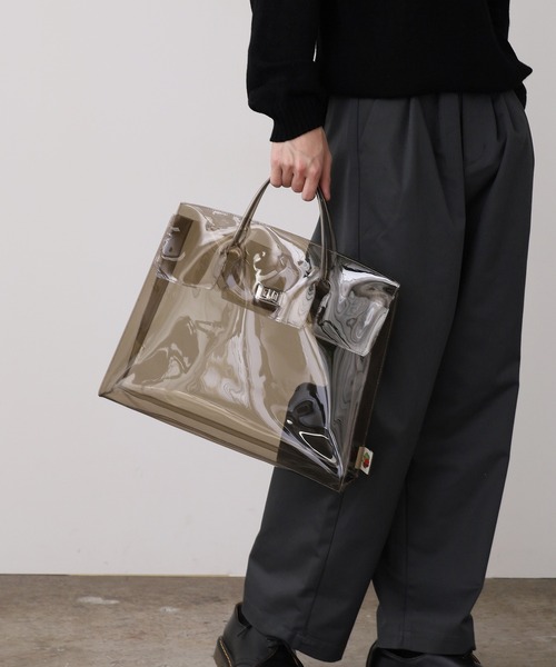 FRUIT OF THE LOOM(フルーツオブザルーム)の「FRUIT OF THE LOOM/フルーツオブザルーム VINYL TOTE BAG & STICKER SEAL SET トートバッグ 2026新作 再入荷(トートバッグ・レディース・ブラウン/ブラック/オレンジ/ミント・FREE)」の22枚目の写真