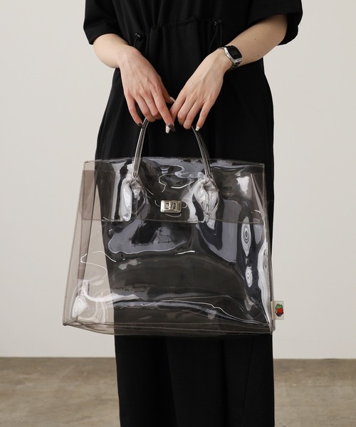 FRUIT OF THE LOOM(フルーツオブザルーム)の「FRUIT OF THE LOOM/フルーツオブザルーム VINYL TOTE BAG & STICKER SEAL SET トートバッグ 2026新作 再入荷(トートバッグ・レディース・ブラウン/ブラック/オレンジ/ミント・FREE)」の20枚目の写真