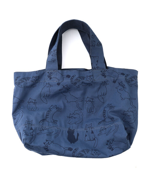 POU DOU DOU(プードゥドゥ)の「<Daily>キャンパスオリジナルプリントトートバッグ(トートバッグ・レディース・キナリ/ブルー/ダークグレー・フリー)」の15枚目の写真