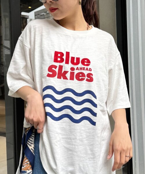 CIAOPANIC TYPY(チャオパニックティピー)の「【GOOD HOLIDAY】シアースラブアソートスーベニアTee(Tシャツ/カットソー・レディース・イエロー/ホワイト系その他/ホワイト/チャコールグレー・ONE SIZE)」の1枚目の写真