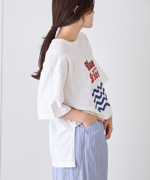 CIAOPANIC TYPY(チャオパニックティピー)の「【GOOD HOLIDAY】シアースラブアソートスーベニアTee(Tシャツ/カットソー・レディース・イエロー/ホワイト系その他/ホワイト/チャコールグレー・ONE SIZE)」の12枚目の写真