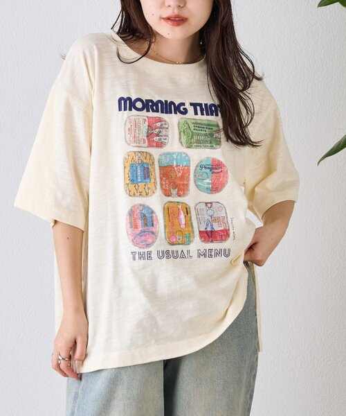 CIAOPANIC TYPY(チャオパニックティピー)の「【GOOD HOLIDAY】シアースラブアソートスーベニアTee(Tシャツ/カットソー・レディース・イエロー/ホワイト系その他/ホワイト/チャコールグレー・ONE SIZE)」の18枚目の写真