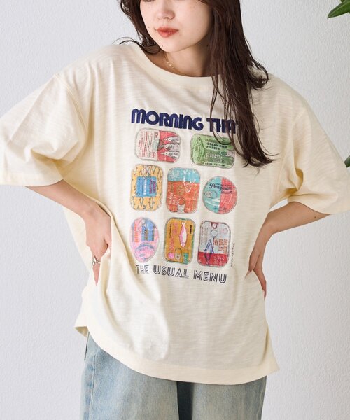 CIAOPANIC TYPY(チャオパニックティピー)の「【GOOD HOLIDAY】シアースラブアソートスーベニアTee(Tシャツ/カットソー・レディース・イエロー/ホワイト系その他/ホワイト/チャコールグレー・ONE SIZE)」の19枚目の写真