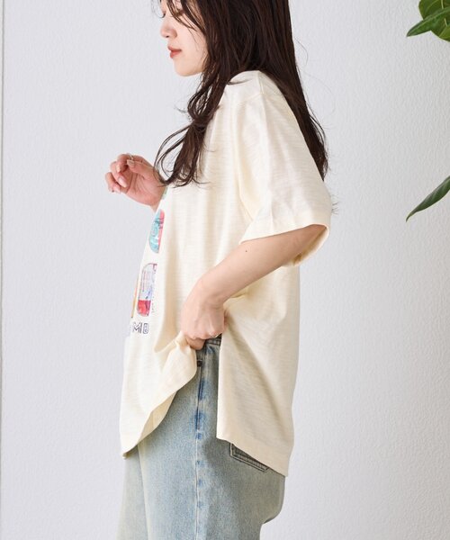 CIAOPANIC TYPY(チャオパニックティピー)の「【GOOD HOLIDAY】シアースラブアソートスーベニアTee(Tシャツ/カットソー・レディース・イエロー/ホワイト系その他/ホワイト/チャコールグレー・ONE SIZE)」の21枚目の写真