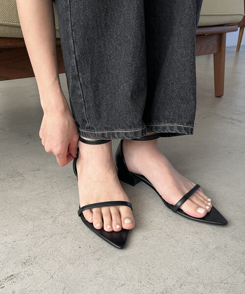 CAPRICIEUX LE'MAGE（カプリシューレマージュ）の「ストラップサンダル（サンダル・レディース・シルバー/ブラック・36/38/37）」の3枚目の写真