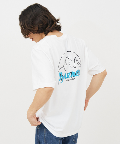 Pyrenex KAREL Tシャツ カットソー 半袖 プリント ロゴ S 白 Pyrenex KAREL Tシャツ カットソー 半袖 プリント ロゴ S 白