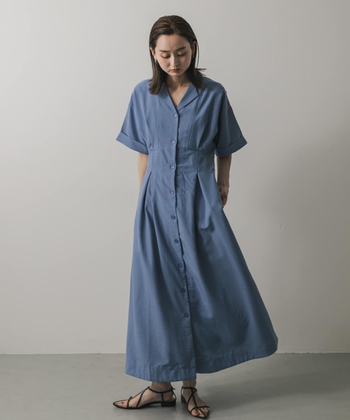 セール】ウエストタックシャツワンピース（ワンピース）｜SENSE
