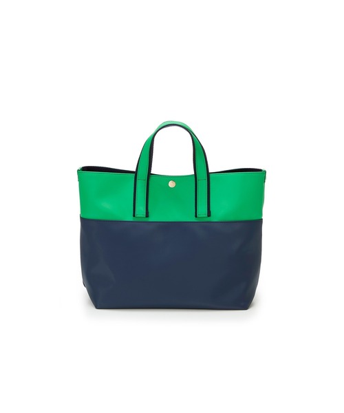Breath TOPKAPI(ブレストプカピ)の「【Breath TOPKAPI】Bright ブライト カラーブロック A4 トートバッグ(トートバッグ・レディース・ブラック/グリーン/レモンイエロー/オフホワイト・FREE)」の21枚目の写真