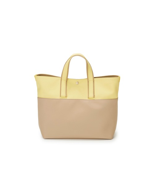 Breath TOPKAPI(ブレストプカピ)の「【Breath TOPKAPI】Bright ブライト カラーブロック A4 トートバッグ(トートバッグ・レディース・ブラック/グリーン/レモンイエロー/オフホワイト・FREE)」の18枚目の写真