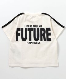 BREEZE | 【WEB限定/ジュニア対応】袖ラインバックロゴ半袖Tシャツ(Tシャツ/カットソー)