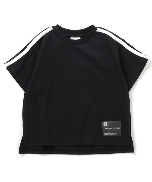 BREEZE(ブリーズ)の「【WEB限定/ジュニア対応】袖ラインバックロゴ半袖Tシャツ(Tシャツ/カットソー・キッズ・ブルー/オフホワイト/ブラック/オレンジ/ブラウン/ピンク/ライム・90/100/110/120/130/140/150/160)」の18枚目の写真
