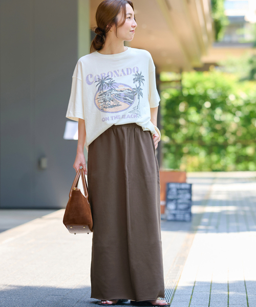 JOURNAL STANDARD relume(ジャーナルスタンダード レリューム)の「スーベニアTCR TEE(Tシャツ/カットソー・レディース・チャコールグレー/アイボリー・FREE)」の18枚目の写真