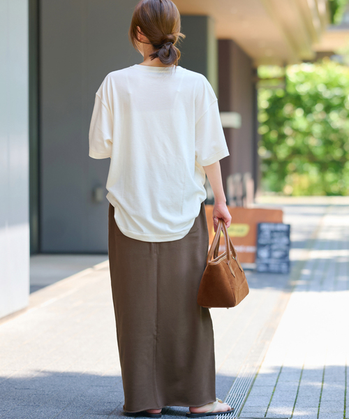 JOURNAL STANDARD relume(ジャーナルスタンダード レリューム)の「スーベニアTCR TEE(Tシャツ/カットソー・レディース・チャコールグレー/アイボリー・FREE)」の20枚目の写真