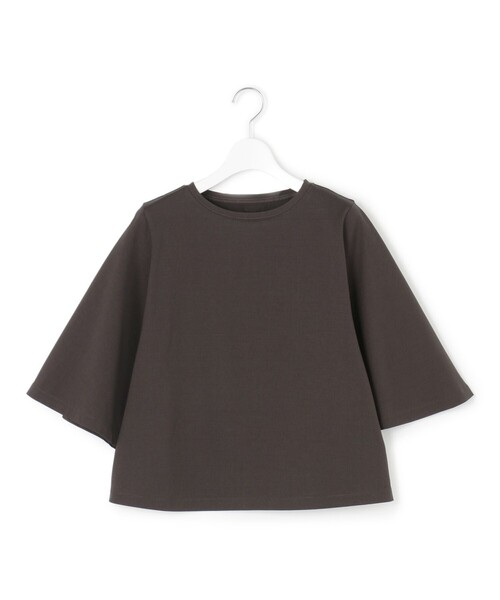 23区(ニジュウサンク)の「【洗える】ハイエンド フレアスリーブ Tシャツ(Tシャツ/カットソー・レディース・ホワイト系/ダークブラウン系/ブラック系・38/40)」の13枚目の写真