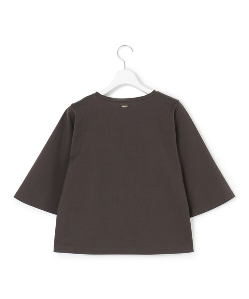 23区(ニジュウサンク)の「【洗える】ハイエンド フレアスリーブ Tシャツ(Tシャツ/カットソー・レディース・ホワイト系/ダークブラウン系/ブラック系・38/40)」の14枚目の写真