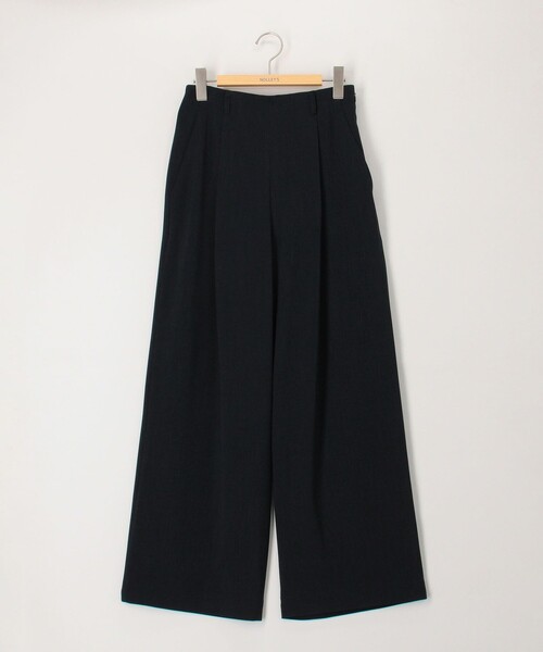 NOLLEY’S(ノーリーズ)の「《セットアップ対応》ウォッシャブル麻調タックワイドパンツ(その他パンツ・レディース・キナリ/ネイビー/ライトグレー・34/36/38)」の22枚目の写真
