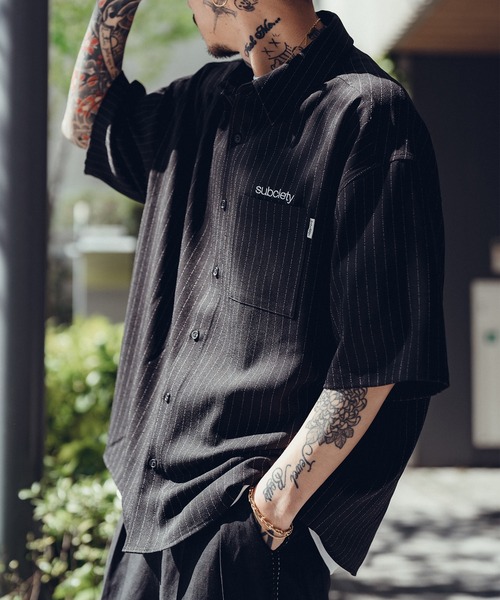 Stripe shirt（シャツ/ブラウス）｜Subciety（サブサエティ）の