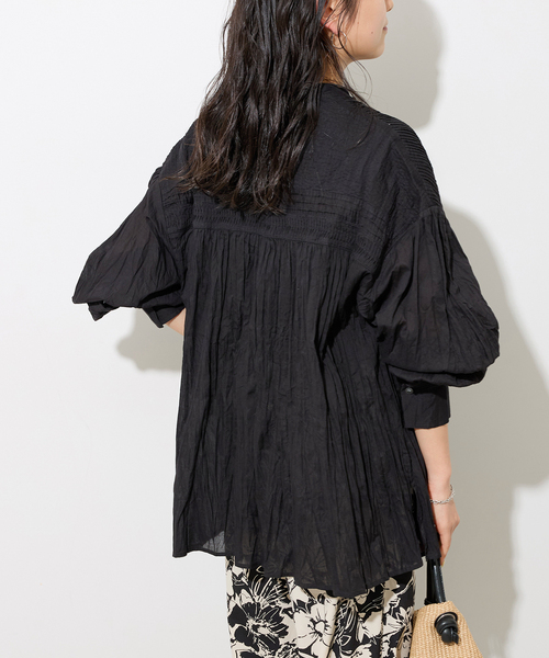 【2025SS】 JOURNAL STANDARD ボイルピンタックブラウス JOURNAL STANDARD｜ボイルピンタックブラウス | Rakuten Fashion