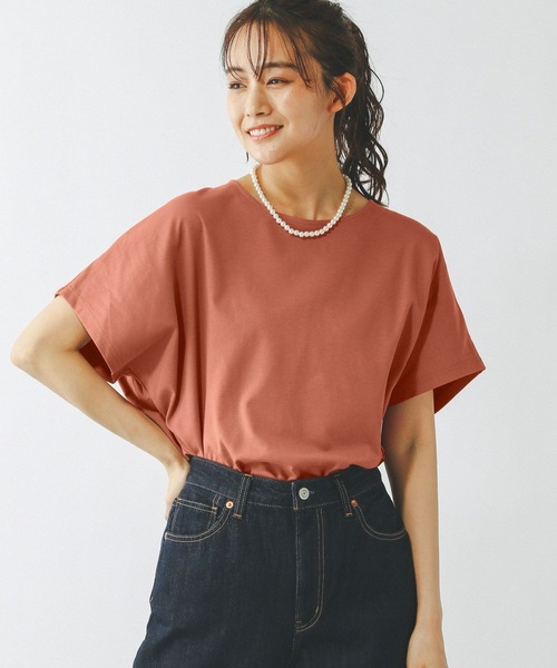 セール】なめらかタッチドルマン半袖/289393（Tシャツ/カットソー