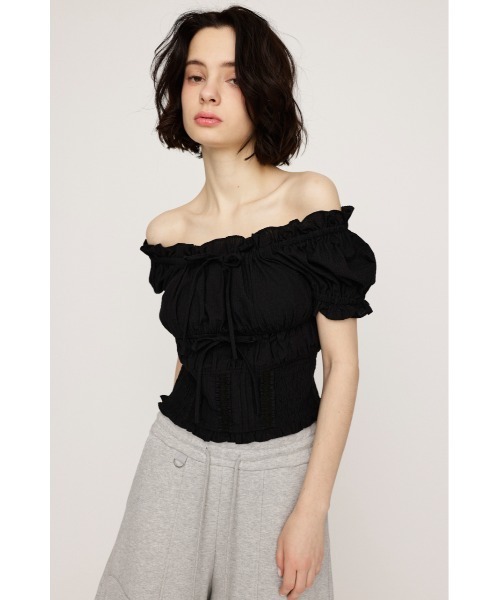 COTTON LACE TOPS コットン レース トップス 夏服 半袖（Tシャツ