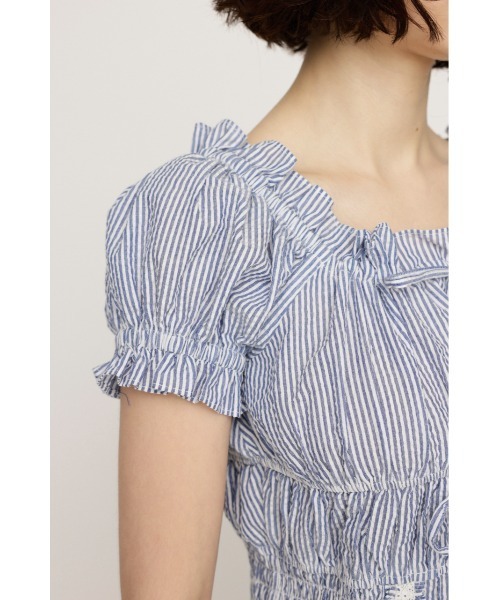 SLY（スライ）の「COTTON LACE TOPS コットン レース トップス 夏服 半袖（Tシャツ/カットソー・レディース・ホワイト/ブラック/マルチ・FREE）」の16枚目の写真