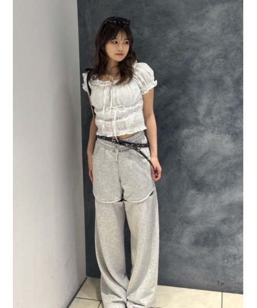 SLY COTTON LACE TOPS コットン レース トップス 夏服 半袖 セール】COTTON LACE TOPS コットン レース トップス 夏服 半袖