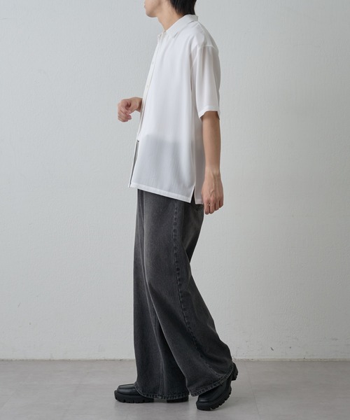 COLONY 2139（コロニートゥーワンスリーナイン）の「マイクロサッカー半袖シャツ（シャツ/ブラウス・メンズ・ネイビー/ホワイト・MEDIUM/LARGE）」の12枚目の写真