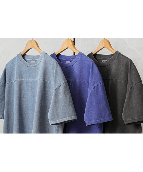 WAIPER.inc(ワイパーインク)の「Goodwear グッドウェア 2W7-15208 USAコットン S/S ガーメントダイ フットボール Tシャツ BIG(Tシャツ/カットソー・メンズ・ブルー系その他/チャコールグレー/ブルー系その他2・XL/L/M/S)」の5枚目の写真