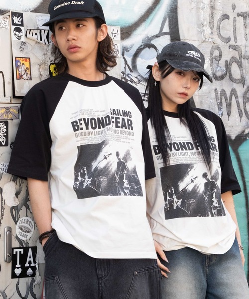 WEGO(ウィゴー)の「WEGO/ヴィンテージライクラグラングラフィックT(Tシャツ/カットソー・メンズ・ブラウン系その他/ブラック系その他・MEDIUM/LARGE)」の2枚目の写真