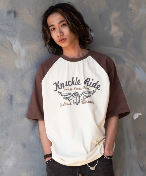 WEGO(ウィゴー)の「WEGO/ヴィンテージライクラグラングラフィックT(Tシャツ/カットソー・メンズ・ブラウン系その他/ブラック系その他・MEDIUM/LARGE)」の20枚目の写真