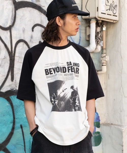 WEGO(ウィゴー)の「WEGO/ヴィンテージライクラグラングラフィックT(Tシャツ/カットソー・メンズ・ブラウン系その他/ブラック系その他・MEDIUM/LARGE)」の9枚目の写真