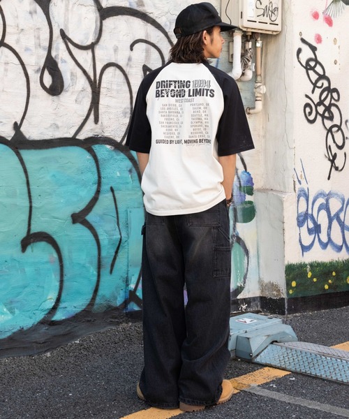 WEGO(ウィゴー)の「WEGO/ヴィンテージライクラグラングラフィックT(Tシャツ/カットソー・メンズ・ブラウン系その他/ブラック系その他・MEDIUM/LARGE)」の14枚目の写真
