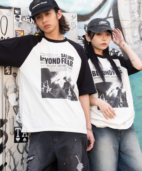 WEGO(ウィゴー)の「WEGO/ヴィンテージライクラグラングラフィックT(Tシャツ/カットソー・メンズ・ブラウン系その他/ブラック系その他・MEDIUM/LARGE)」の8枚目の写真