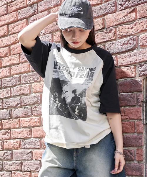 WEGO(ウィゴー)の「WEGO/ヴィンテージライクラグラングラフィックT(Tシャツ/カットソー・メンズ・ブラウン系その他/ブラック系その他・MEDIUM/LARGE)」の16枚目の写真