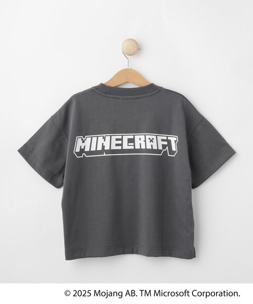 SHOO・LA・RUE（シューラルー）の「【マインクラフト】プリントBIG Tシャツ（Tシャツ/カットソー・キッズ・オフホワイト/グリーン/チャコールグレー・13/14/15 /12/11/10）」の13枚目の写真