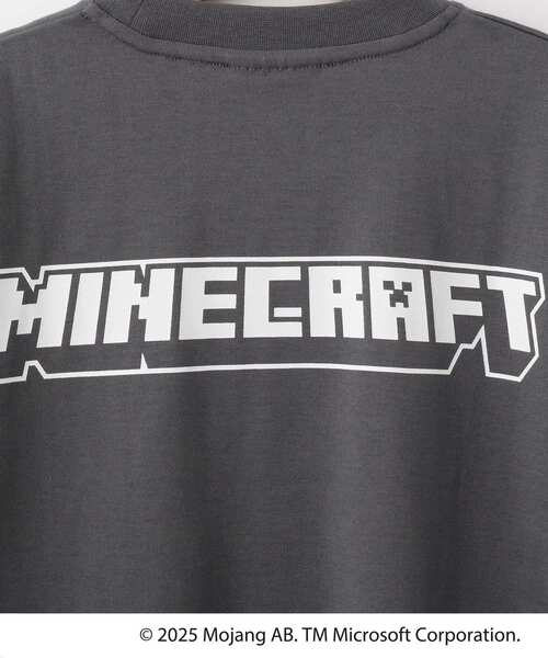 SHOO・LA・RUE（シューラルー）の「【マインクラフト】プリントBIG Tシャツ（Tシャツ/カットソー・キッズ・オフホワイト/グリーン/チャコールグレー・13/14/15 /12/11/10）」の14枚目の写真
