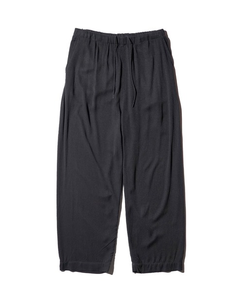 SUNNY SPORTS(サニースポーツ)の「SUNNY SPORTS / サニースポーツ SOLID 2PARTS WIDE PANTS 無地 レーヨン イージーパンツ(その他パンツ・メンズ・ブラック・X-SMALL/MEDIUM/LARGE)」の3枚目の写真