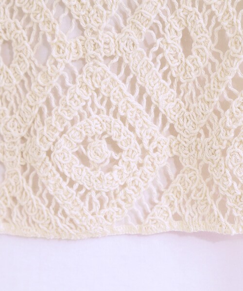 DRESKIP（ドレスキップ）の「【S-LL/2点セット】大人カジュアルに レースビスチェ+プリントTシャツ（その他トップス・レディース・オレンジ/グリーン系/ブラック/ライトベージュ・01/02/03/04）」の12枚目の写真