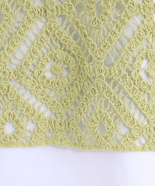 DRESKIP（ドレスキップ）の「【S-LL/2点セット】大人カジュアルに レースビスチェ+プリントTシャツ（その他トップス・レディース・オレンジ/グリーン系/ブラック/ライトベージュ・01/02/03/04）」の19枚目の写真