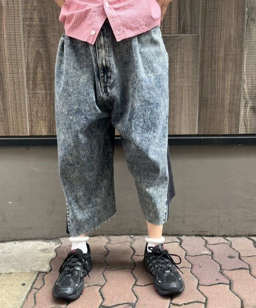 bodysong.(ボディソング)の「BODYSONG./ボディソング/別注 DENIM ショーツ(デニムパンツ・メンズ・ブラック/ブルー・L)」の10枚目の写真