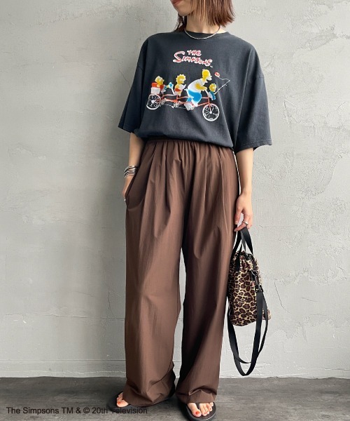 JEANS FACTORY Clothes（ジーンズファクトリークローズ）の「[JEANS FACTORY CLOTHES/ジーンズファクトリークローズ] SIMPSONS / ダメージ キャラクターTシャツ（Tシャツ/カットソー・レディース・ブラック・S/M/L）」の13枚目の写真