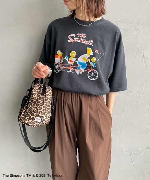 JEANS FACTORY Clothes（ジーンズファクトリークローズ）の「[JEANS FACTORY CLOTHES/ジーンズファクトリークローズ] SIMPSONS / ダメージ キャラクターTシャツ（Tシャツ/カットソー・レディース・ブラック・S/M/L）」の15枚目の写真