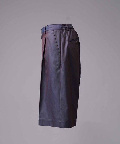 MAISON SPECIAL(メゾンスペシャル)の「《UNISEX》120/2/2 Suvin Cotton Gabardine Prime-Wide Shorts//スビンコットンギャバジンプライムワイドショーツ【MAISON SPECIAL/メゾンスペシャル】(その他パンツ・メンズ・ダークブルー/ブルー/チャコールグレー/ブラック・2/1/0)」の21枚目の写真