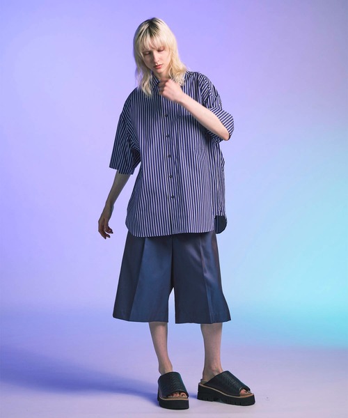 Deuxieme Classe SUVINコットン ボートワイド プルオーバー Deuxieme Classe SUVINコットンボートワイド プルオーバー