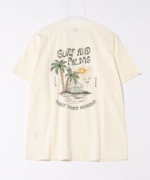 Kahiko（カヒコ）の「【Kahiko】SURF＆Palms カノアメンズTシャツ（Tシャツ/カットソー）」
