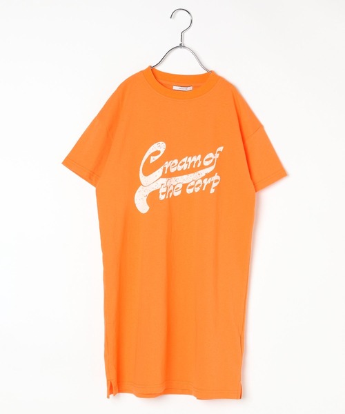 BAYFLOW（ベイフロー）の「[スリット入りで動きやすい♪]アソートプリントビッグワンピ(KIDS)（ワンピース・キッズ・チャコール/オレンジ/パープル・110cm/120cm/150cm/130cm/140cm）」の20枚目の写真