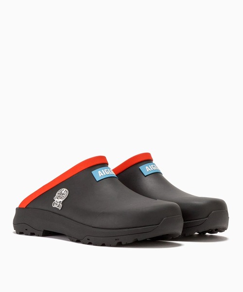 AIGLE（エーグル）の「【ドラえもん】 コーレイ クロッグ（レインシューズ・レディース・ブラック・36/35/38/37/39/40/42/41/44/43/45）」の4枚目の写真